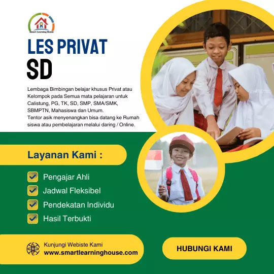 Les Privat SD Surabaya Kelas 1 - 6 SD Semua Mata Pelajaran